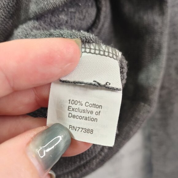 J Crew Womens Gray Sequin Sweatshirt‎ Style 33583 M 100% Cotton Scoop Neck Glam - Picture 10 of 11